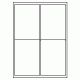 523 - Label Size 99.1mm x 139mm - 4 labels per sheet